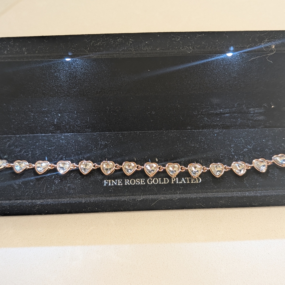 Rose Gold Heart Bracelet
